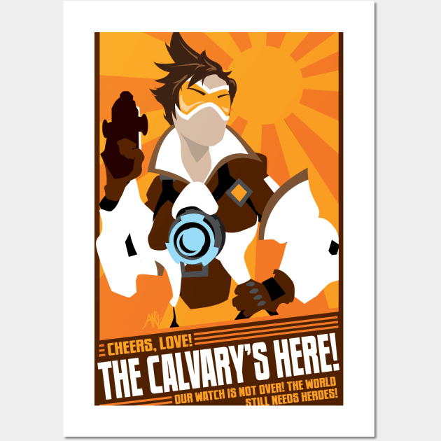 The Calvary Is Here Wall Art by CuddleswithCatsArt